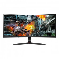 Monitor Gamer, LG 34GL750 LED display 86,4 cm, 34", 2560 x 1080 Pixeles, UltraWide  Full HD  Curva, Negro, Rojo
