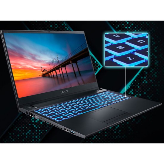 Laptop Lanix NEURON V, 41245, Intel Core i5-1035G1, RAM 8GB, Disco 512GB SSD, Pantalla 15.6”, Windows 10H, Teclado Iluminado multicolor, Wifi, BT