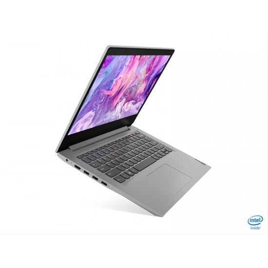Laptop Lenovo IdeaPad 3, Pantalla 14" HD, Intel Core i3, RAM 8GB DDR4-SDRAM, Disco 1000GB, Wi-Fi 5, Windows 10 Home Gris, Platino