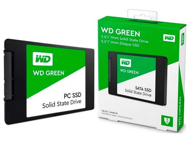 Unidad de Disco Duro, SSD, Western Digital, WD GREEN, 2.5, 480GB, Serial ATA III,